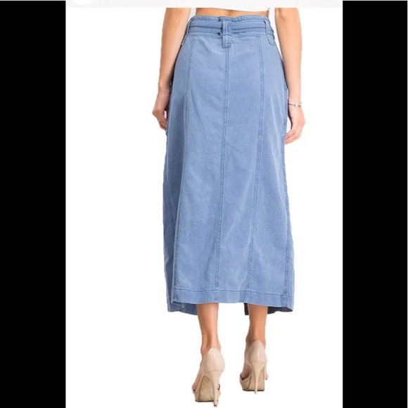 New! Free People Catching Feelings MIDI Skirt NWT - Picture 4 of 5